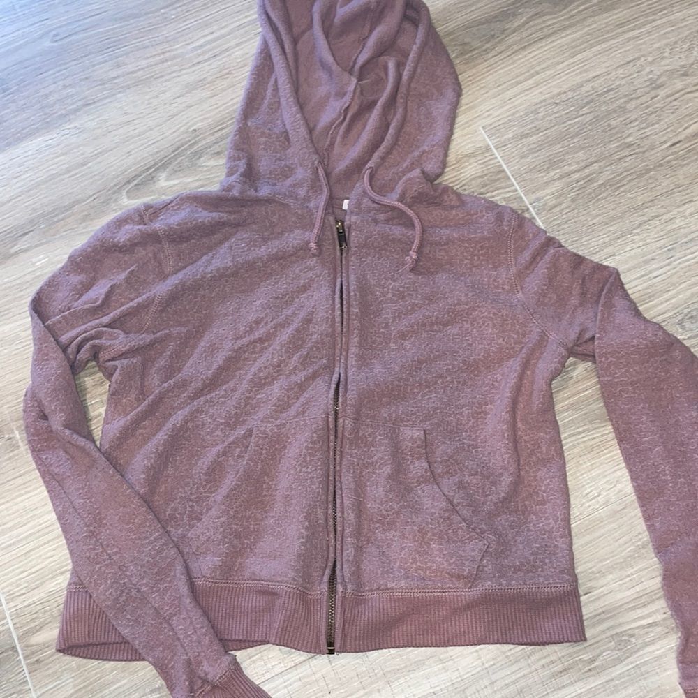 Mauve Cropped Sweatshirt​